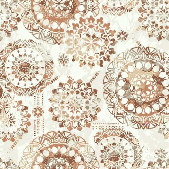 RoomMates Bohemian Medallion Peel & Stick Wallpaper